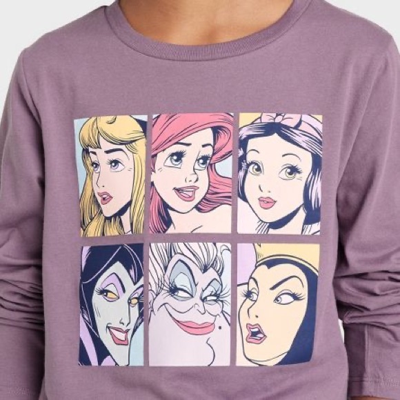 Disney Other - Girls’ Disney Princess & Villain Long Sleeve Tee